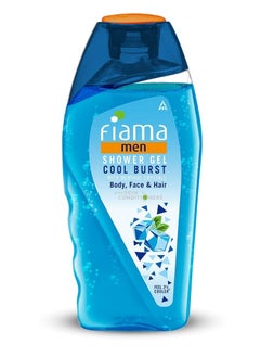 Buy Fiama Men Shower Gel Cool Burst, body wash with skin conditioners, 250ml in UAE