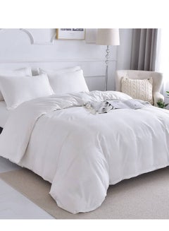 Buy Duvet cover and sheet set - 4 pieces. white in Egypt