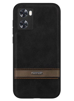 اشتري Rich Boss Leather Back Cover For Oppo A77/A77s (Black) في مصر