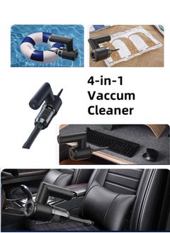 Buy 4-in-1 Portable Wireless Handheld Vacuum Cleaner for Car and Home in Saudi Arabia