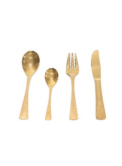 اشتري Spoons set 24 pieces rose gold في السعودية