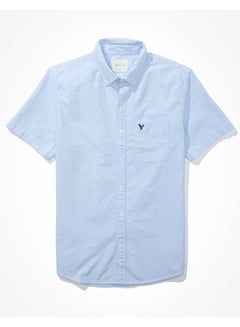 Buy AE Classic Fit Oxford Short-Sleeve Button-Up Shirt in UAE