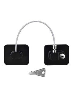 Buy Safety Cable Fridge Window Lock With Key Set in UAE