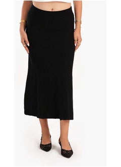 Buy Black Pleated Skirt in Egypt