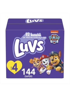 اشتري Diapers - Size 4, 144 Count, Paw Patrol Disposable Baby Diapers في الامارات