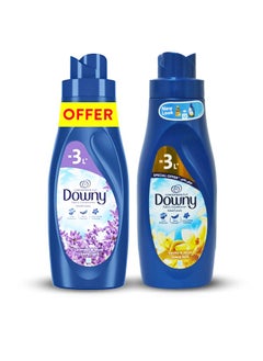 Buy Fabric Conditioner Liquid Concentrate Lavender And Vanilla 2X 1L in UAE