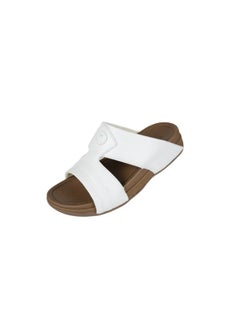 اشتري 008-3540 Barjeel Mens Casual Sandals 20249 White في الامارات