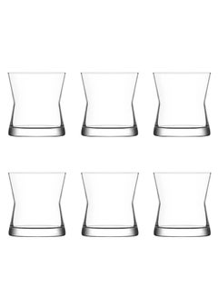 Buy 6-Piece Drinking Glass Set Cclear 300ML in Saudi Arabia