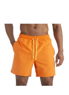 Buy Men's Beach Shorts Summer Shorts Hot Spring Swimming Trunks Quarter Shorts Double-layer Shorts Casual Swimming Shorts in UAE