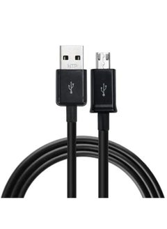 Buy Micro USB Charger Cable For Samsung  Black in Saudi Arabia