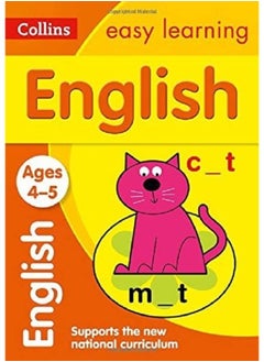 Buy English Ages 4-5: Ideal for Home Learning (Collins Easy Learning Preschool) in UAE