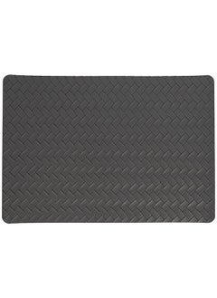 اشتري Casey Leather Placemat, Grey - 43x30 cm في الامارات