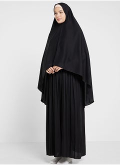 Buy Prayer Dress With Pleat Detail in UAE