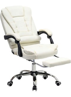 Buy Office Chair Computer Gaming Desk Chair Home Executive Office Chair Game Chair Wide Seat Adjustable Height Swivel Desk Chair with Lumbar Support Footrest in Saudi Arabia