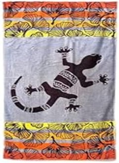 Buy Signoola Beach towel 90 x 170 cm Multi-colored Crocodile,100% cotton. in Egypt