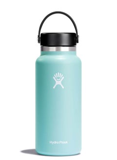 Buy 32 oz Wide Mouth with Flex Cap Stainless Steel Reusable Water Bottle - Vacuum Insulated, Dishwasher Safe, BPA-Free, Non-Toxic in Saudi Arabia