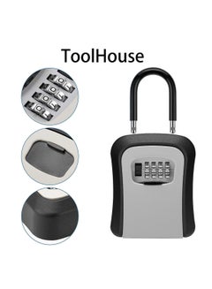 Buy Outdoor Key Storage Box Waterproof Design 4 Digit Wall Mount Key Safe Lock Box  for Indoor and Outdoor in Saudi Arabia