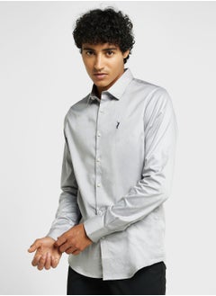 اشتري Thomas Scott Classic Slim Fit Spread Collar Casual Shirt في الامارات