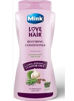 Buy Mink Conditioner with Garlic, Rosemary and Castor Oil 400 ml in Egypt