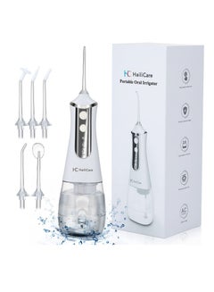 Buy Cordless Water Flosser, 320ML Portable and Rechargeable Water Flosser for Teeth, Braces Professional Dental Oral Irrigator with 3 Modes 5 Jet Tips Waterproof Teeth Cleaner for Home Travel in UAE