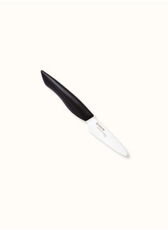 Buy Kyocera White Ceramic Chefs Paring Knife with Black Handle and Honed Blades in UAE