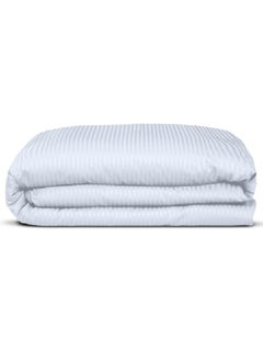 Buy Stripe Duvet King Fillers Microfiber White Best Quality 240x260cm in UAE