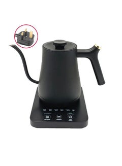 Buy 800ML Electric Gooseneck Kettle 304 Stainless Steel Intelligent Professional Coffee Pot and Teapot with Automatic Temperature Control and Constant Temperature in Saudi Arabia