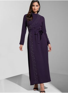 Buy Overlap Detail Dress in Saudi Arabia