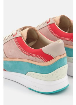 اشتري Women Wide Grandprc Dwntwn Lace Up Casual Shoes, Peach Combo في الامارات