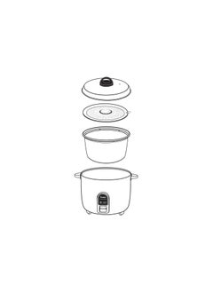 Buy Premier Electric Rice Cooker 1.8 Ltr ERC 18 EP 650 Watts in UAE