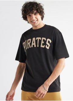 Buy Slogan Crew Neck T-Shirt in UAE