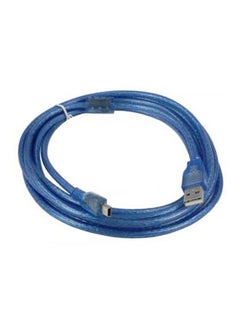 Buy USB 2.0 A Male To Mini B Data Cable 3meter Blue in Saudi Arabia