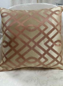 Buy Safavieh Home Collection Krema Art Decor Gold Decorative Home- The Best is for You Designer Self Design/Woven Cotton Cushion Covers Size 40 cm in UAE