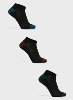 Buy 3 Pack Assorted Ankle Socks (39.5-46) in UAE