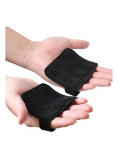 Buy Fitness Gym Grip Pads for Weightlifting Powerlifting Cross Training Exercise Deadlift,4 Finger Loop Gym Workout Gloves for Men & Women The Gripper Palm Protection in Saudi Arabia