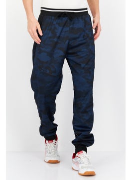 اشتري Men Regular Fit Camouflaged Jogger Pants, Navy Combo في السعودية