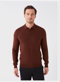 Buy Polo Neck Knitted Sweater in UAE