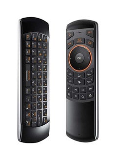 Buy Rii I25 Wireless Fly Mouse Remote Controller With Keyboard Black in Saudi Arabia