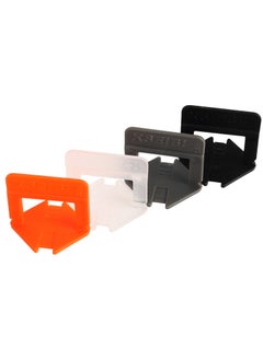 Buy Tile Leveling System Clips 2mm 200-pc, Plastic, for heavier tile and stone, prevents the tile from moving during the installation, Floor and Wall Tile Installation, Tile Projects, Quick & Efficient. in UAE