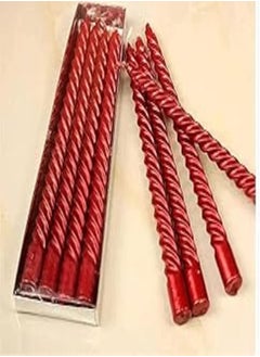 اشتري My Channel 4 Pack 8" Long Thin Thin - Curly - Red في مصر