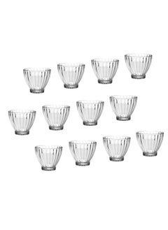 Buy Glass Saudi Coffee Cups Set 12 Pieces in Saudi Arabia