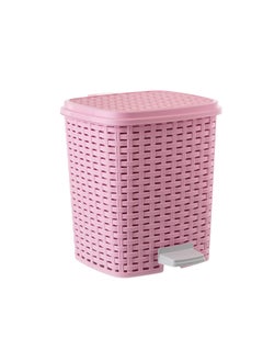 Buy Plastic trash pin 6 liter pink color in Saudi Arabia