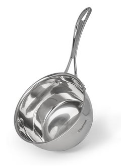 اشتري Saucepan 1000mL with Measuring Mark, Stainless Steel Saucepan 14x7cm Felice Series في الامارات