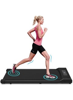 Buy Treadmill For Home Protable Under Desk Walking Pad With Remote Control LED Display Walking Jogging Machine For Office Exercise in Saudi Arabia