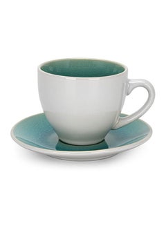 Buy 2-Piece Cup And Saucer Set 300 mL in UAE