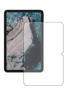 Buy Glass screen protector for Nokia T20 2021 new 10.4'' tablet tempered glass protective film Clear in UAE
