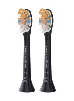Buy Philips Sonicare Premium All-in-One Brush Head for Complete Care -Pack of 2, Black, HX9092/96 in UAE