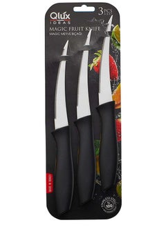 Buy QLUX Fruit Knife Set 3 Pcs in Saudi Arabia