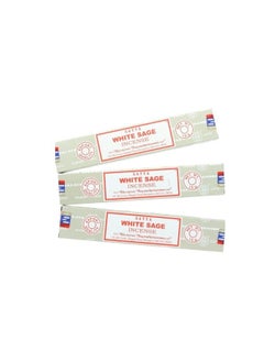 Buy Satya White Sage Incense Sticks - Pack of 3 in UAE