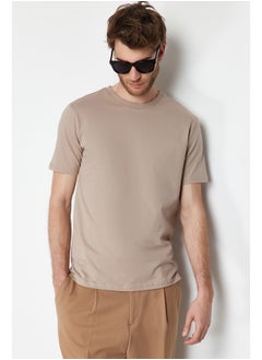 Buy Mink Men's Slim Fit  Short Sleeve Crew Neck T-Shirt in Egypt